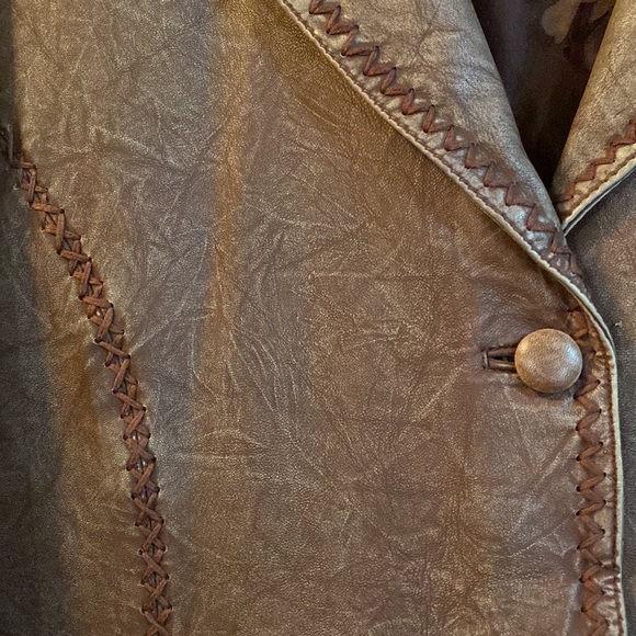 Scully Brown Leather Jacket; Size XXL - Picture 5 of 13